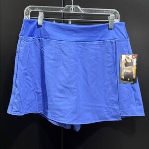 Avia Skort Moisture wicking,spandex stretch,side & back pockets,lightweight